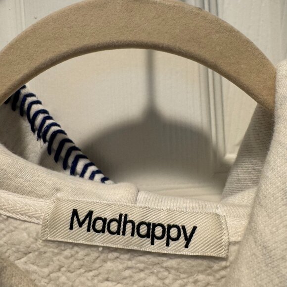 Madhappy x Dodgers Crystal Logo Fleece Hoodie Grey Ash Size Small - Picture 4 of 7
